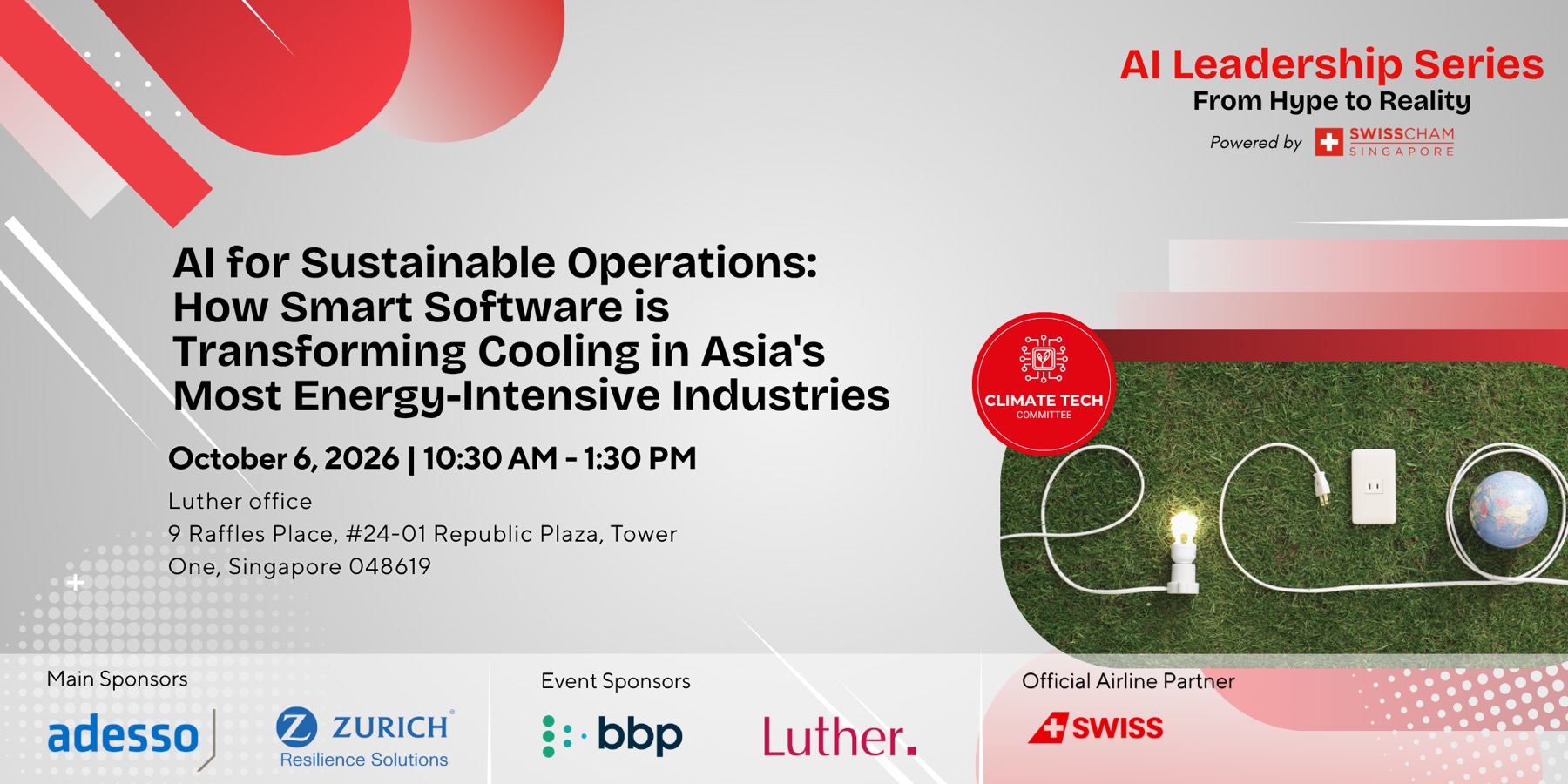 Event card for AI for Sustainable Operations