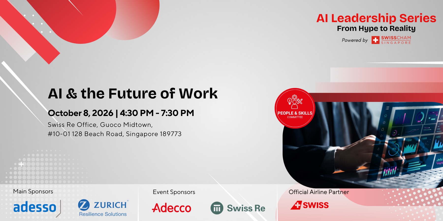 Event card for AI & the Future of Work
