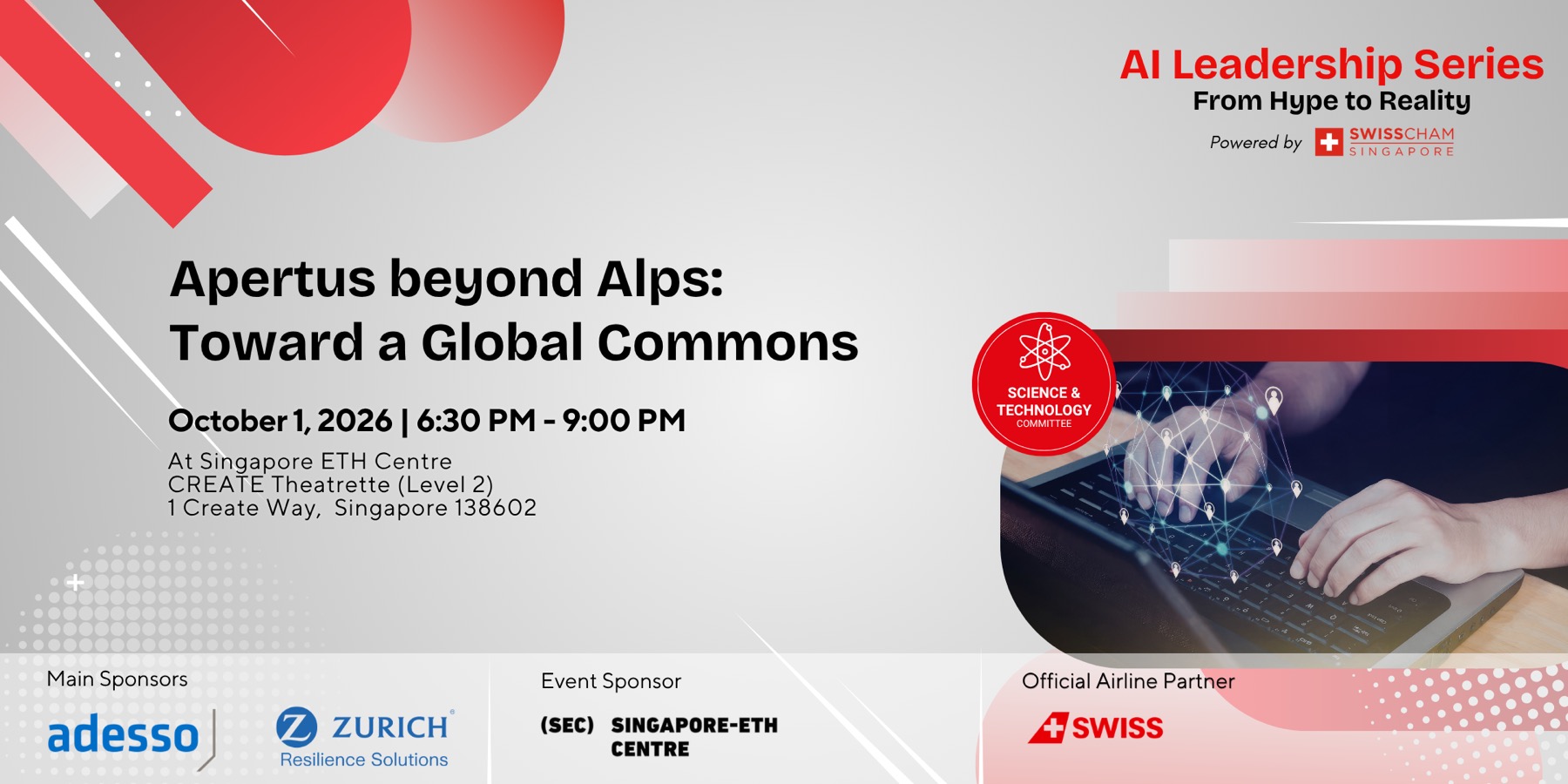 Event card for Apertus beyond Alps