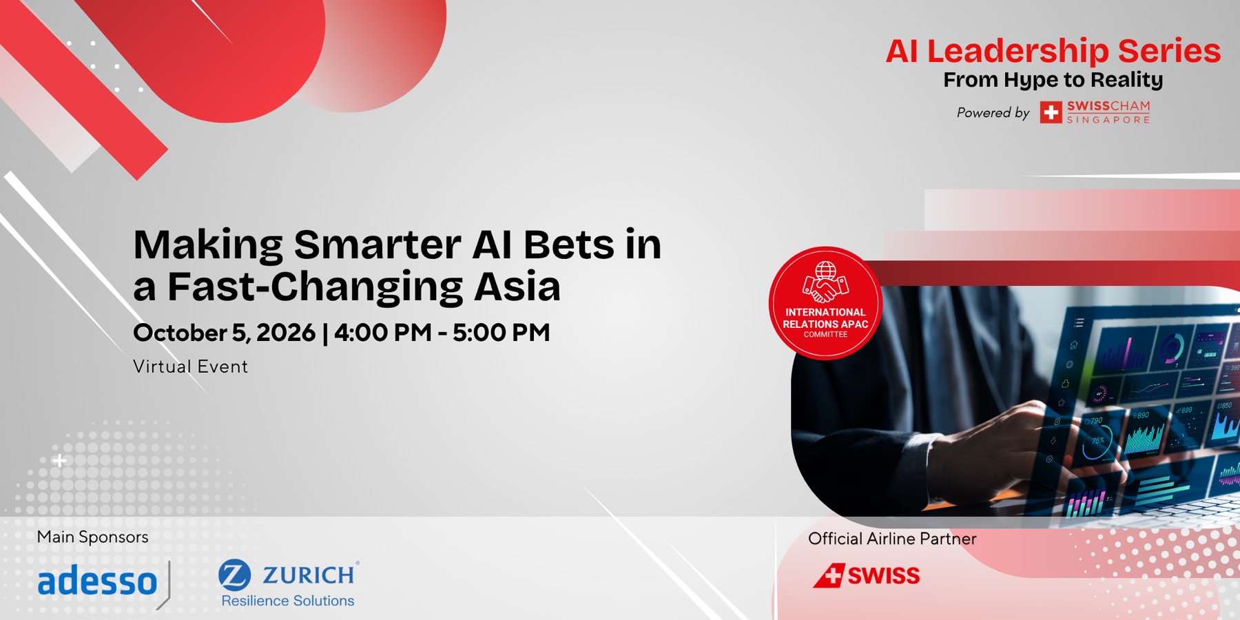Event card for Making Smarter AI Bets in a Fast-Changing Asia